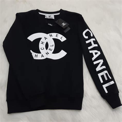 fake chanel logo sweatshirt|Chanel 2020 Graphic Print Sweatshirt .